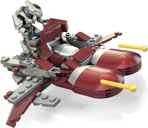 Mega Construx Halo Banshee Breakout Vehicle Halo Infinite Construction Set with Spartan Recon Character Figure, Building Toys for Kids
