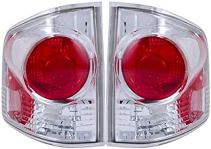 Anzo USA 211032 Chevrolet S10 3D Style Chrome Tail Light Assembly - (Sold in Pairs)