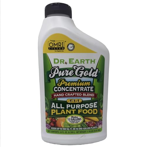 Dr. Earth Pure Gold All Purpose Liquid Plant Food 24 oz Concentrate
