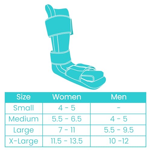 Vive Plantar Fasciitis Night Splint Plus Trigger Point Stretch Wedges | Soft Leg Brace Support, Orthopedic Sleeping Immobilizer Stretch Boot (Large: Men's: 8.5-11, Women's: 10-12)
