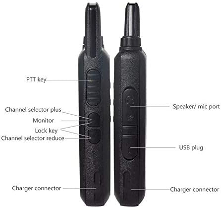 UHF 400-470 MHz MINI-handheld WLN KD-C1 Walkie Talkie Transceiver Radio …