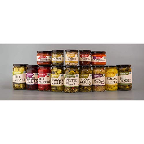 Pickerfresh Banana Peppers - Deli-sliced Pepper Rings - Medium Hot Deli Style Chili Pepper - Simple Ingredients - Non-GMO, Gluten Free