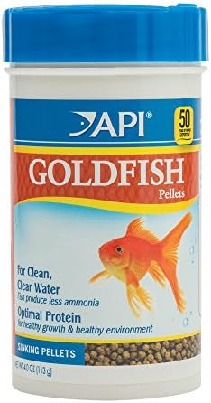 API BOTTOM FEEDER PELLETS WITH SQUID Fish Food 1.3-Ounce Container