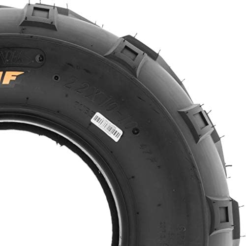SunF A004 ATV UTV Off-Road Tire 22x10-10, 6 PR, Track & Trail, Tubeless