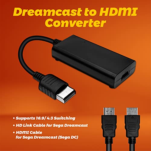 Sega Dreamcast DC Fighting Stick for Arcade1Up Cabinet, Play Sega Dreamcast DC on The Cabinet, Joysticks Specially Designed for Arcade1Up