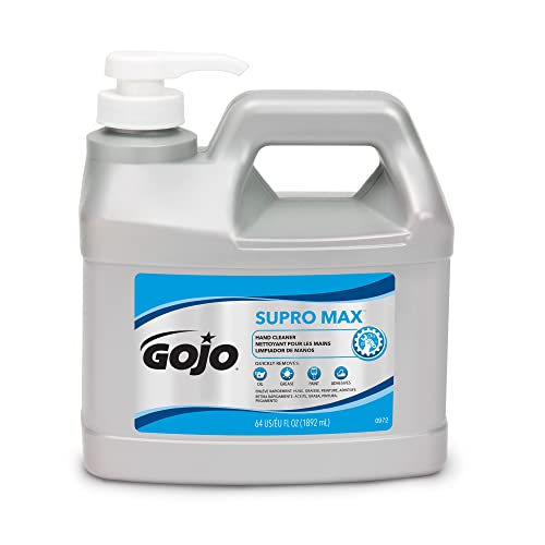GOJO Supro Max Heavy Duty Hand Cleaner Pump Bottle, 1ct x 1/2 Gal - 0972-04