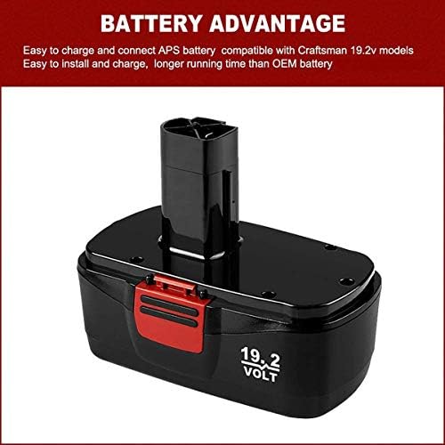 2 Packs 3.6Ah C3 Battery Replacement for Craftsman 19.2V Battery DieHard C3 | Compatible with Craftsman 19.2 Volt Battery 315.115410 315.11485 130279005 1323903 120235021 11375 Cordless Drills