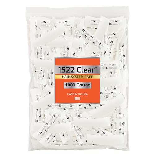 Walker Tape 1522 Clear Roll 3/4 x 36 Yards for Wig Installs, Lace Systems, Toupee Applications, Hair Tape Prep and Adhesive Strips Use Offering Hypoallergenic Comfort, Daily Wear Hold and Low Residue