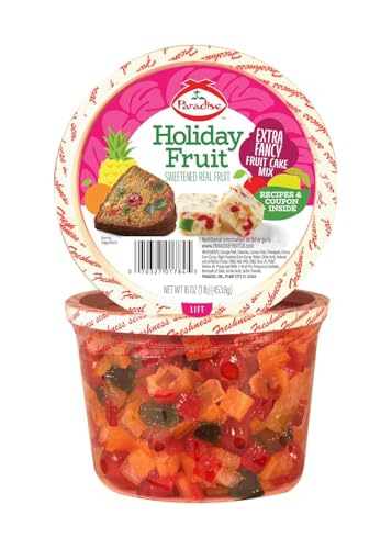 Paradise Fruit Extra Fancy Fruit Cake Mix, 16 Ounce