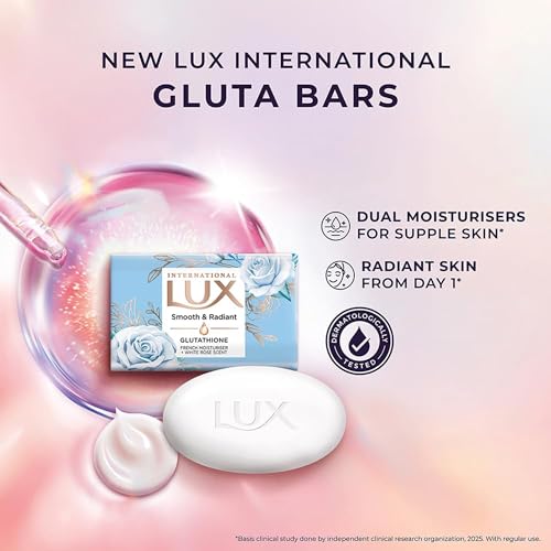 LUX Flaw-less Glow Jasmine Soap Bar, 3x150g