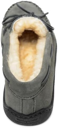 Minnetonka Men's Sheepskin Hardsole Slipper