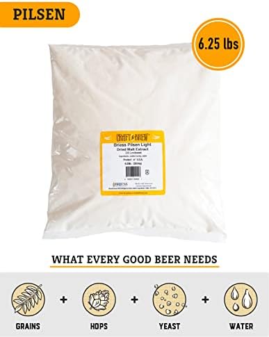 Craft a Brew - Dry Malt Extract for Brew Kit - All Purpose Base Extract - 1 Pound Bavarian Wheat - For Any Beer Style - Effective Fermentation