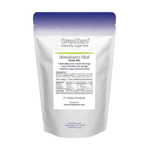 GramZero Grape Sugar Free Drink Mix Sports Pack, Great For Nutrition Club Loaded Teas, Zero Calorie, Stevia Sweetened
