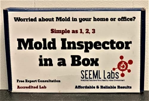 DIY Mold 3 Test Kit (Same Day Results) Expert Consultation and AIHA-LAP, LLC Accredited Lab Analysis Included