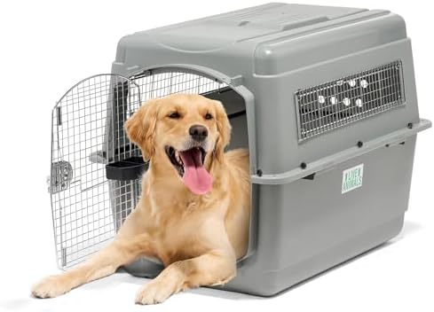 Petmate Sky Kennel - For Air and Travel, Airline Compliant Dog Crate for Pets 50-70 lbs, Heavy Duty Dog Kennel, Made in the USA- 36 Inches