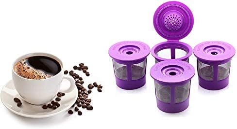 Reusable K Cups for Keurig K-Mini, K Mini Plus & K-Express with Adapter