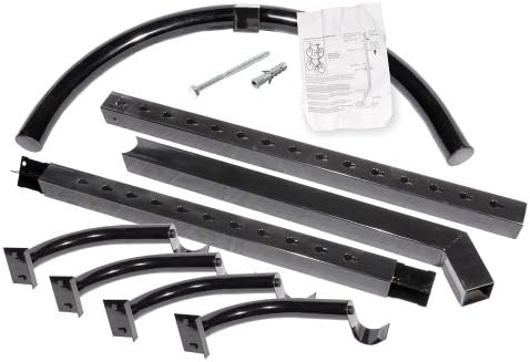 Pro Stand Plus Bike Rack - Heavy-Duty Telescoping Bicycle Stand with Tool Tray, Rotating Clamps, and Adjustable Handlebar Rod by RAD Cycle (Black)