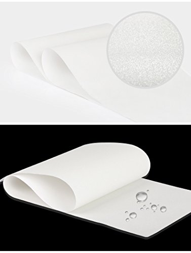 ZUEXT 11" x 50" Clear Skateboard Grip Tape (125x27cm) | Waterproof, Anti Slip Bubble Free, Transparent