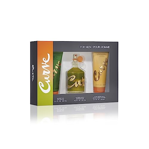 Curve for Men Cologne Spray, Spicy Woody Magnetic Scent for Day or Night, 4.2 fl oz