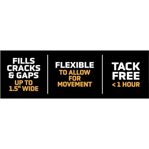 SIKA Sikaflex-410 Asphalt Sealant, Black, Self-Leveling Hybrid Sealant for Filling Cracks in Asphalt Driveways, Roadways
