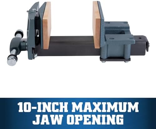 Wilton Woodworking Vise, 4" x 7" Jaw, 10" Max Jaw Opening, Rapid-Action (Model 78A)
