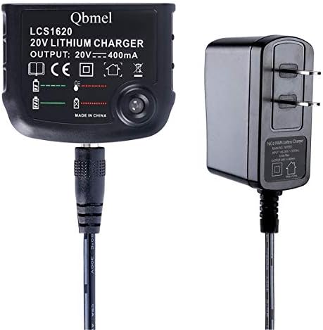 20Volt Li-Ion Battery Charger Replacement for Black+Decker LCS1620 90590282 20V MAX Lithium Ion Battery LBXR20 LBXR20-OPE LB20 LBX20 LBX4020