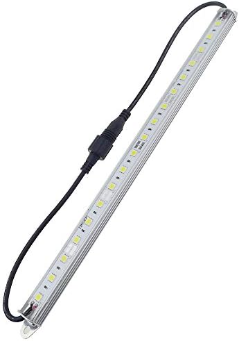 12" Blue 460nm LED Aquarium Fish Tank Light SMD5050 Waterproof IP67 | 18LEDs Aluminum LED Lighting 12V DC Grow Plant Light Bar Marine Reef Aquariums Lighs (No Adapter and Dimmer)