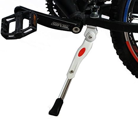 BlueSunshine 24 to 26 Inch Bicycle Kickstand with Bike Chainstay Protector - Aluminum Alloy Stand for Mountain, MTB and Road Bikes - Easy Installation, Adjustable Length 300mm-340mm