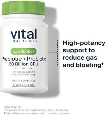 Vital Nutrients Prebiotic & Probiotic, 60 Vegan Capsules