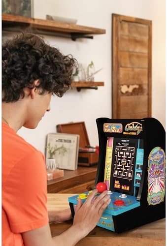 Arcade1Up Ms. Pac-Man Class of '81 Countercade, 3 Retro Games | Countertop Arcade Machine with 7-Inch LCD Screen and Real Feel Joysticks and Buttons