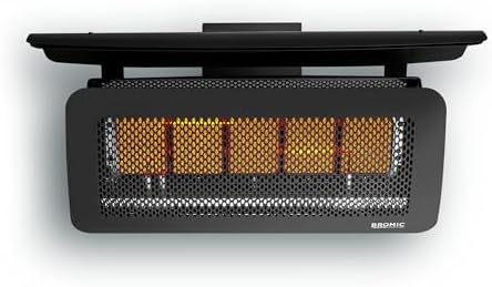 Bromic Tungsten Smart Heat 12000W Gas Patio Heater - Propane Gas (LPG), 500 Series, 110V, Black Finish - BH0210004-1