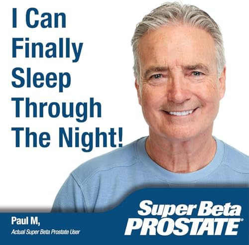 SUPER BETA PROSTATE - Prostate Health Supplements for Men, 60ct (Pack of 2) | Reduce Bathroom Trips, Promote Sleep, Better Bladder Emptying & Healthy Prostate