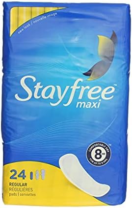 STAYFREE Super Maxi Pads, Size 2, 24 ea (Pack of 3)
