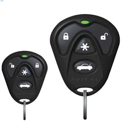 Avital 7143L Two 4-Button Replacement Remote Bundle Compatible with 4103LX | Two 4-button Avital 7143L replacement remotes compatible with 4103LX