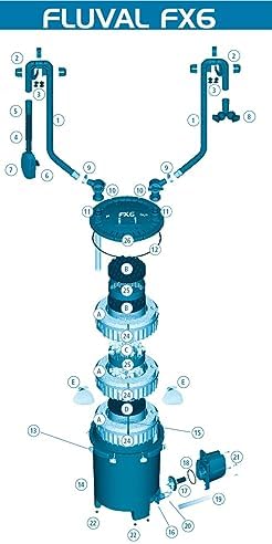 Fluval Output Nozzle for FX5 High Performance Canister Filter