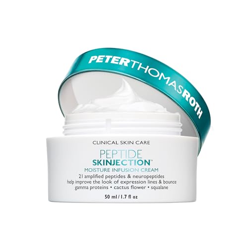 Peter Thomas Roth | Peptide Skinjection™ Moisture Infusion Cream, Refillable Moisturizer, For Loss of Firmness and Elasticity, Fine Lines & Wrinkles