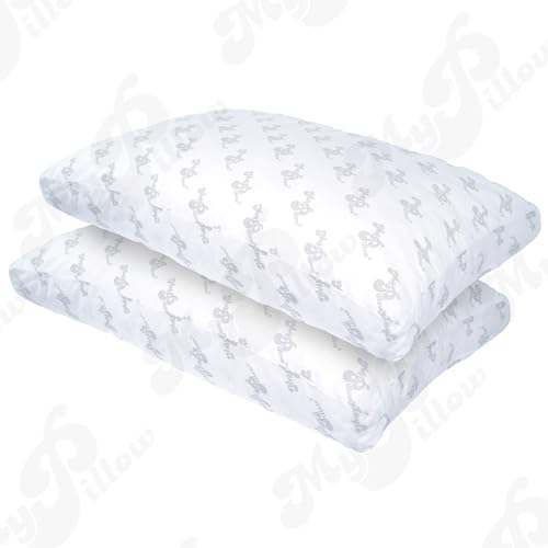 MyPillow Bedding Bed Pillows for Sleeping Queen Size, Set of 2, for Back, Stomach or Side Sleepers - My Pillow Classic Pillow [Queen, Combo]