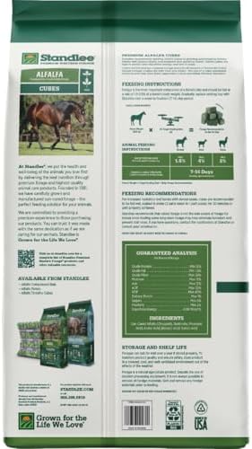 Standlee Alfalfa Cubes for Horses, 40 lbs
