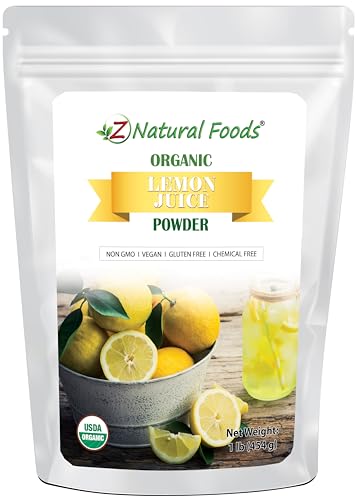 Z Natural Foods Organic Tart Cherry Juice Powder - Vegan, Kosher, 1 lb