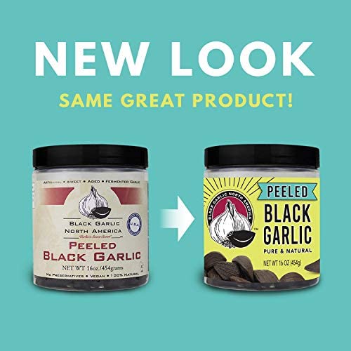 Peeled Black Garlic (5 oz.)- Kosher Certifed