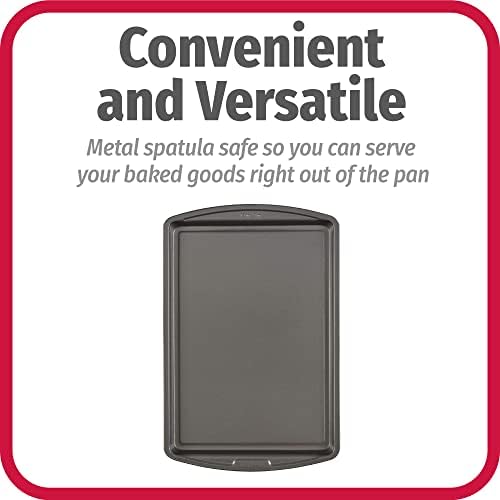 GoodCook Everyday Nonstick Steel Baking Sheet, 17 x 11-Inch, Gray