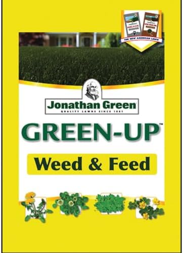 Jonathan Green (12345) Green-Up Weed & Feed - 21-0-3 Grass Fertilizer & Weed Killer (15,000 Sq. Ft.)