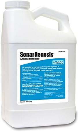 Sonar Genesis Aquatic Herbicide, 1 Gallon Fast-Acting Systemic Treatment for Watermeal, Duckweed & Invasive Pond Weeds, EPA Approved