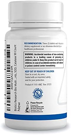 BIOTICS RESEARCH Bio-Multi Plus - Robust Foundational Multivitamin/Mineral Formula, Contains Plant-Based Trace Minerals 270 Tablets