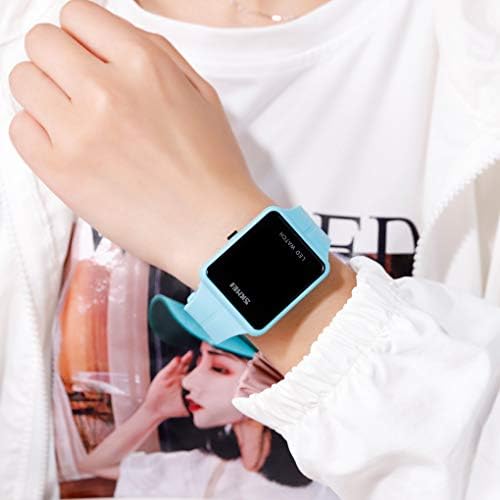 Gosasa Large Face LED Digital Watch Date Time 3Bar Waterproof Wristwatch Men Women Sports Watches