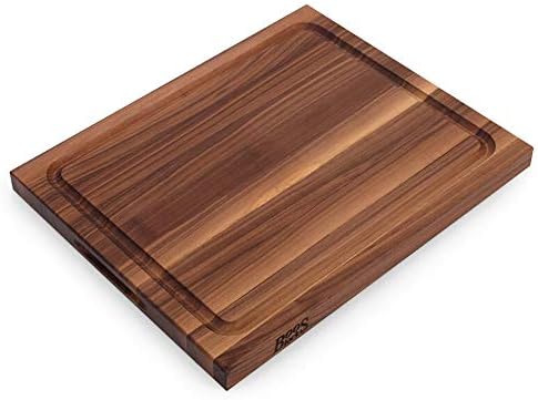 John Boos BBQ Series Rectangular Wooden Walnut Cutting Board, 3-Pack