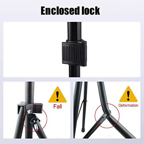 Wig Stand Tripod with Non-Slip Base Adjustable Mannequin Head Stand with Hook Heavy Duty Manikin Head Tripod | Hook Heavy Duty Manikin Head Tripod
