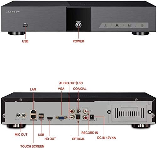 2026 New Chinese Karaoke Machine KV-V5 MAX Karaoke Player, with Reverb Wireless Microphone