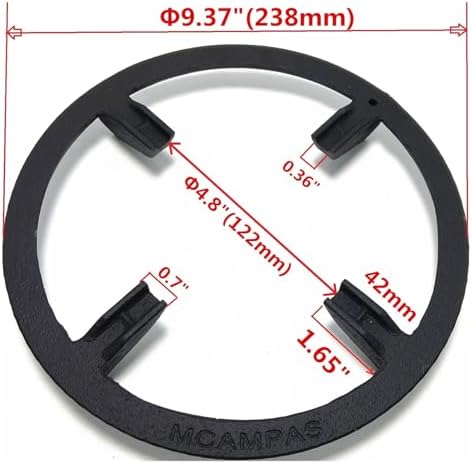 Cast Iron Wok Ring Support for Samsung, Whirlpool Gas Stove