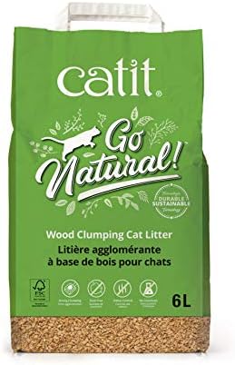 Catit Go Natural Wood Clumping Cat Litter 6.4 lb